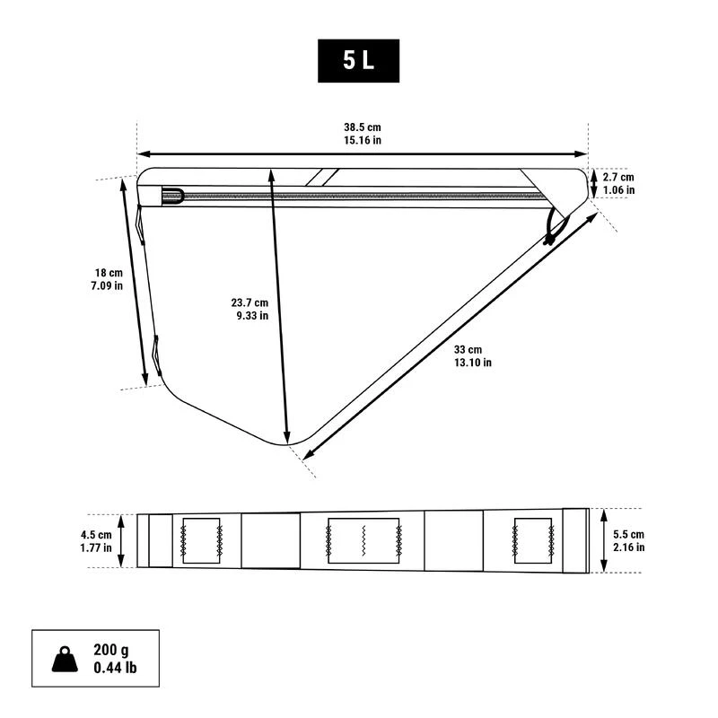 Riverside SACOCHE DE CADRE VELO FULL-FRAME 5 LITRES BIKEPACKING 7 Riverside SACOCHE DE CADRE VELO FULL-FRAME 5 LITRES BIKEPACKING – Image 7