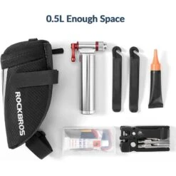 ROCKBROS Sacoche De Selle C28 Nylon Noir 7 ROCKBROS Sacoche De Selle C28 Nylon Noir -Cycle Libre Magasin sacoche de selle c28 nylon noir 2