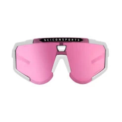 Scicon Aeroscope Lunettes De Sports (Blanc Brillant/Rose) -Cycle Libre Magasin scicon aeroscope lunettes de sports blanc brillantrose 2