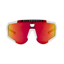 Scicon Aeroscope Lunettes De Sports (Blanc Brillant/Rouge Miroir) -Cycle Libre Magasin scicon aeroscope lunettes de sports blanc brillantrouge miroir 2