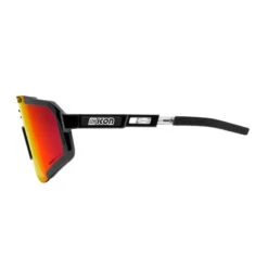 Scicon Aeroscope Lunettes De Sports (Noir Brillant/Rouge Miroir) -Cycle Libre Magasin scicon aeroscope lunettes de sports noir brillantrouge miroir 3