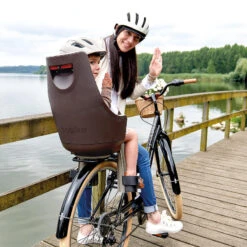 Bobike Siège Vélo Arrière Exclusive Maxi Plus Pour Cadre Urban Grey Avec LED -Cycle Libre Magasin siege velo arriere exclusive maxi plus pour cadre urban grey avec led 2