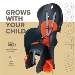 Siège Vélo Arrière Fixation Sur Porte-bagages Walaroo Gris Foncé Et Orange 10 Siège Vélo Arrière Fixation Sur Porte-bagages Walaroo Gris Foncé Et Orange -Cycle Libre Magasin siege velo arriere fixation sur porte bagages walaroo gris fonce et orange 3
