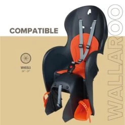 Siège Vélo Arrière Fixation Sur Porte-bagages Walaroo Gris Foncé Et Orange 12 Siège Vélo Arrière Fixation Sur Porte-bagages Walaroo Gris Foncé Et Orange -Cycle Libre Magasin siege velo arriere fixation sur porte bagages walaroo gris fonce et orange 5