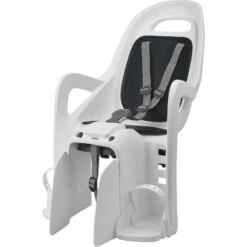Siège Vélo Arrière Groovy Fixation Sur Porte-bagages Blanc Et Noir