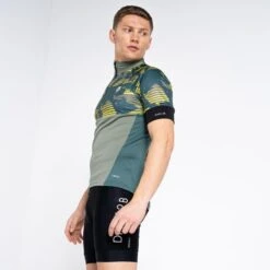 Dare 2b Stay The Course II T-shirt De Cyclisme Zippé à Moitié Pour Homme - Vert -Cycle Libre Magasin stay the course ii t shirt de cyclisme zippe a moitie pour homme vert 6