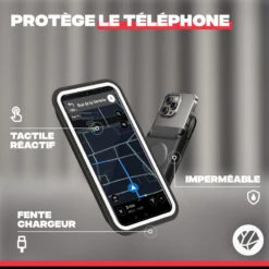 Shapeheart Support Porte Téléphone Pour Fourche De Vélo (Téléphone 2XL) -Cycle Libre Magasin support porte telephone pour fourche de velo telephone 2xl 2
