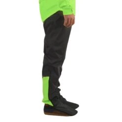 BTWIN SUR-PANTALON PLUIE VELO VILLE 300 NOIR/JAUNE -Cycle Libre Magasin sur pantalon pluie velo ville 300 noirjaune 2