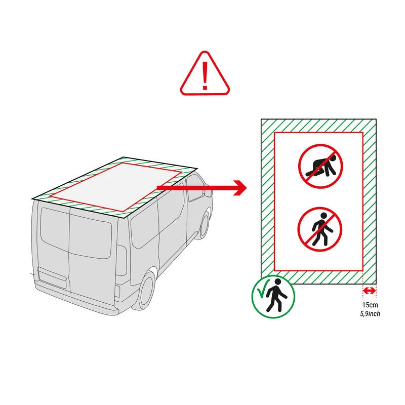 Quechua TENTE DE TOIT VAN 500 FRESH & BLACK 2P 9 Quechua TENTE DE TOIT VAN 500 FRESH & BLACK 2P – Image 9