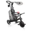 GLOBBER Tricycle évolutif EXPLORER 4 En 1 DELUXE PLAY Noir-Gris