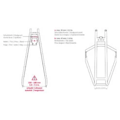 Racktime TUBUS Porte Bagage AIRY Titane -Cycle Libre Magasin tubus porte bagage airy titane 3