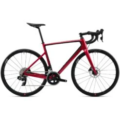Vélo De Route EDR CF SRAM Rival AXS Capteur De Puissance Rouge