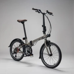 VELO PLIANT BTWIN FOLD 560 ALUMINIUM BRUT VERNIS -Cycle Libre Magasin velo pliant btwin fold 560 aluminium brut vernis 4