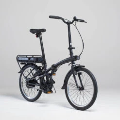 BTWIN Vélo Pliant électrique E FOLD 100 Noir -Cycle Libre Magasin velo pliant electrique e fold 100 noir 2