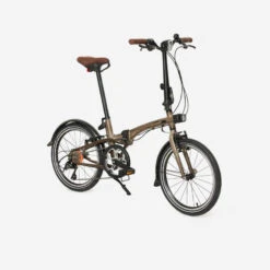 BTWIN VÉLO PLIANT FOLD 560 ALUMINIUM BRUT VERNIS -Cycle Libre Magasin velo pliant fold 560 aluminium brut vernis 2