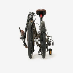 BTWIN VÉLO PLIANT FOLD 560 ALUMINIUM BRUT VERNIS -Cycle Libre Magasin velo pliant fold 560 aluminium brut vernis 3