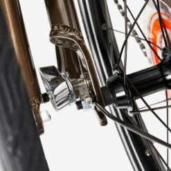 BTWIN VÉLO PLIANT FOLD 560 ALUMINIUM BRUT VERNIS -Cycle Libre Magasin velo pliant fold 560 aluminium brut vernis 9