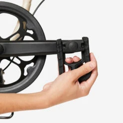 BTWIN VELO PLIANT ULTRA COMPACT FOLD LIGHT 1 SECONDE BEIGE -Cycle Libre Magasin velo pliant ultra compact fold light 1 seconde beige 7