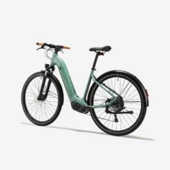 Rockrider Vélo Tout Chemin électrique à Moteur Central - Cadre Bas - E-actv 500 Vert -Cycle Libre Magasin velo tout chemin electrique a moteur central cadre bas e actv 500 vert 2