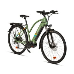 Vélo Tout Chemin électrique - NEOMOUV RAIPON 2- Kaki -Cycle Libre Magasin velo tout chemin electrique neomouv raipon 2 kaki 2