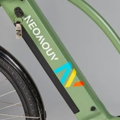 Vélo Tout Chemin électrique - NEOMOUV RAIPON 2- Kaki -Cycle Libre Magasin velo tout chemin electrique neomouv raipon 2 kaki 3