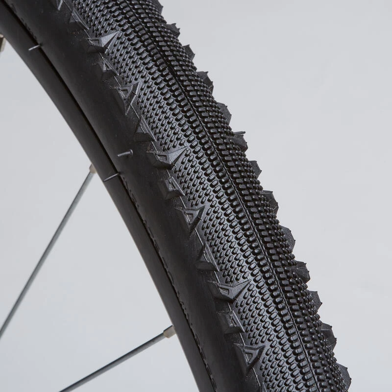 VÉLO TOUT CHEMIN RIVERSIDE 120 GRIS 4 VÉLO TOUT CHEMIN RIVERSIDE 120 GRIS – Image 4