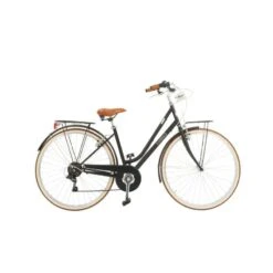 Vélo Urbain Airbici 619L Femme, Cadre En Acier, Noir
