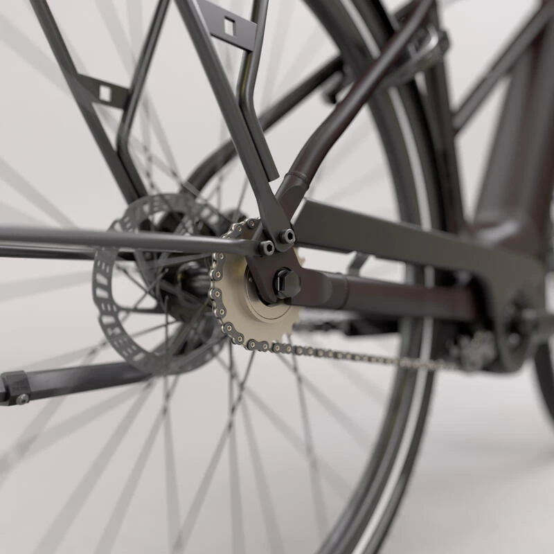 BTWIN VELO VILLE ELECTRIQUE A MOTEUR AUTOMATIQUE OWURU CADRE BAS LD 920 E 4 BTWIN VELO VILLE ELECTRIQUE A MOTEUR AUTOMATIQUE OWURU CADRE BAS LD 920 E – Image 4