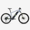 Rockrider Vélo VTT électrique Semi-rigide 27'5", E-ST 100 BLEU