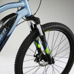 Rockrider Vélo VTT électrique Semi-rigide 27'5", E-ST 100 BLEU -Cycle Libre Magasin velo vtt electrique semi rigide 275 e st 100 bleu 3