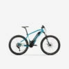 Rockrider Vélo VTT électrique Semi-rigide 27'5"+, E-ST 900 Turquoise