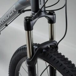 Rockrider VÉLO VTT ST 900 GRIS ORANGE 27,5" -Cycle Libre Magasin velo vtt st 900 gris orange 275 4