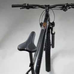 Rockrider VÉLO VTT ST 900 GRIS ORANGE 27,5" -Cycle Libre Magasin velo vtt st 900 gris orange 275 8