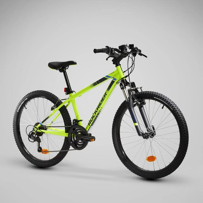 VTT ENFANT ROCKRIDER ST 500 24 POUCES 9-12 Ans Jaune Fluo 2 VTT ENFANT ROCKRIDER ST 500 24 POUCES 9-12 Ans Jaune Fluo – Image 2